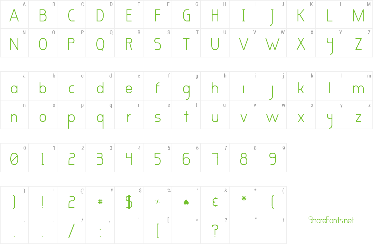 Font Marcelita Sans preview